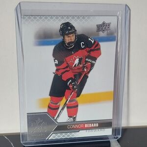 Connor Bedard 2022 Team Canada Juniors Hockey Card #23